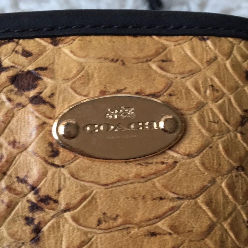 Limited Edition Coach Gorgeous Python Snake Print… - image 5